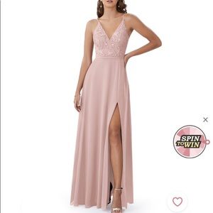 Azazie Baker Dusty Rose Size 4